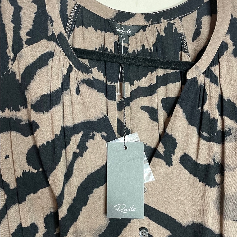 Rails | Women’s Jasmine Dress in Mocha Bengal Size Medium NWT - Picture 5 of 7